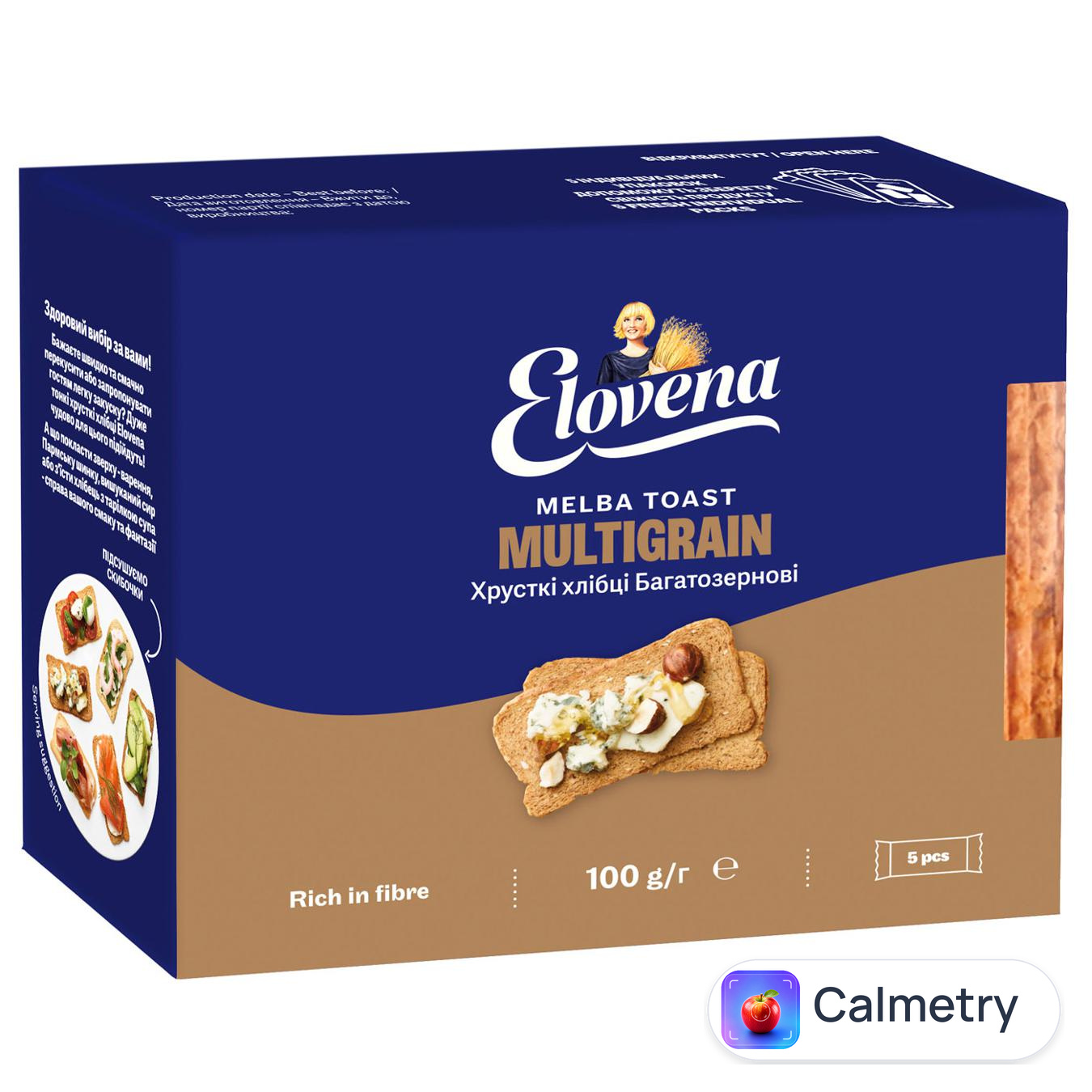 Хлібці Elovena багатозернові 100г