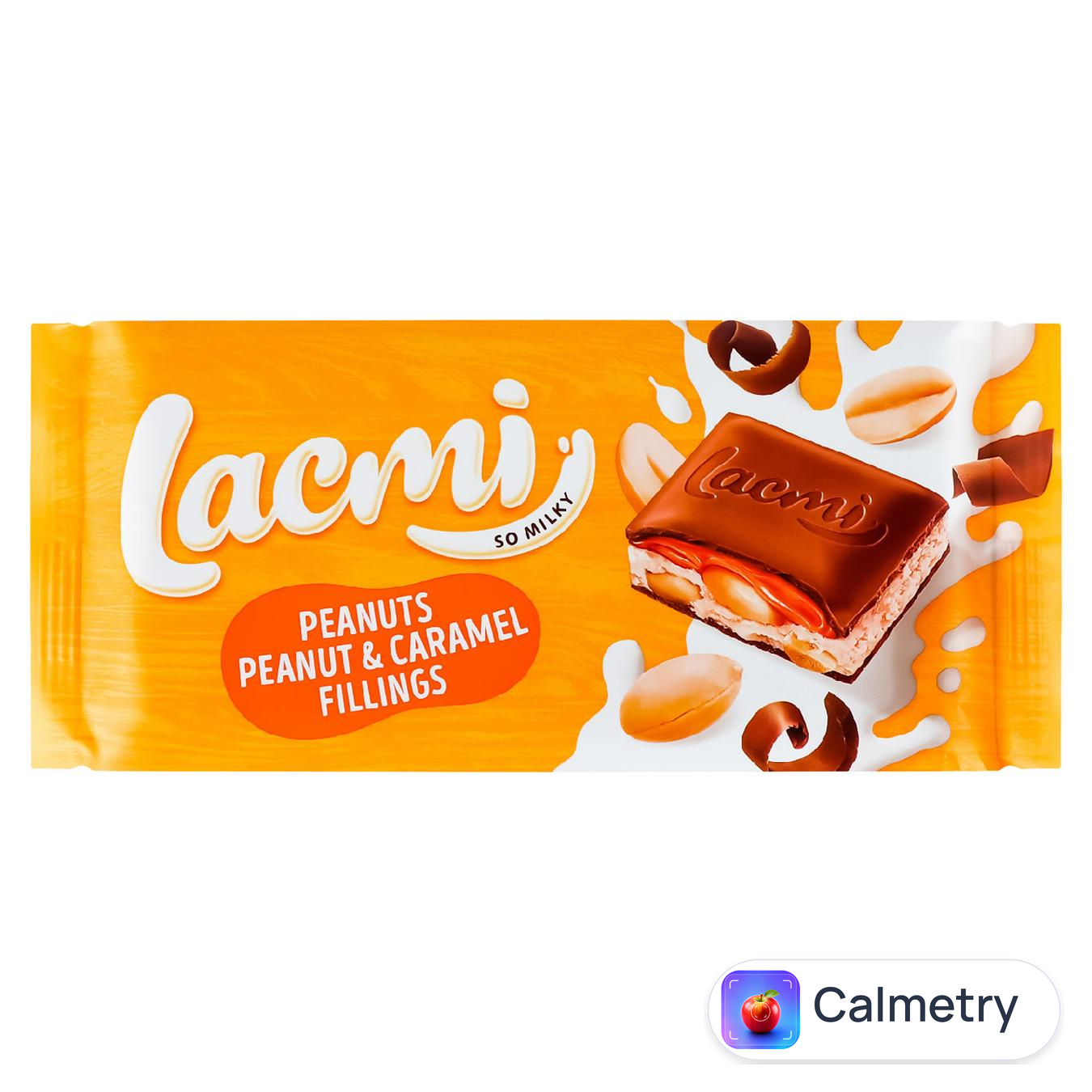 Шоколад молочний Roshen Lacmi з молочною начинкою та вафлею 90г