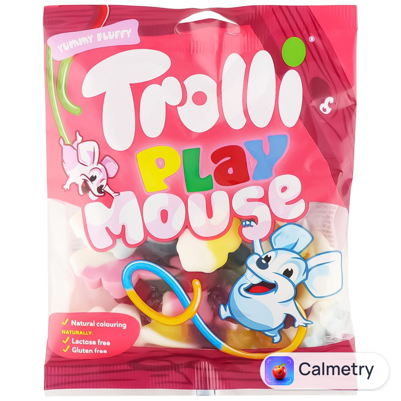 Цукерки Trolli Мишенята фруктові жувальні 100г — фото продукту
