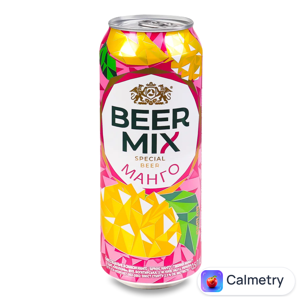 Пиво BeerMix манго з/б 0,5л