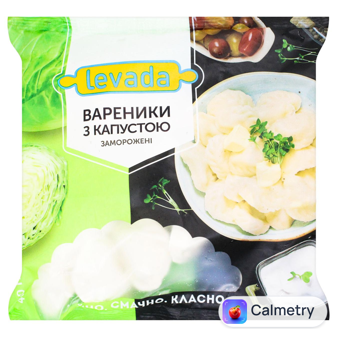 Вареники Levada з капустою 400г — фото продукту