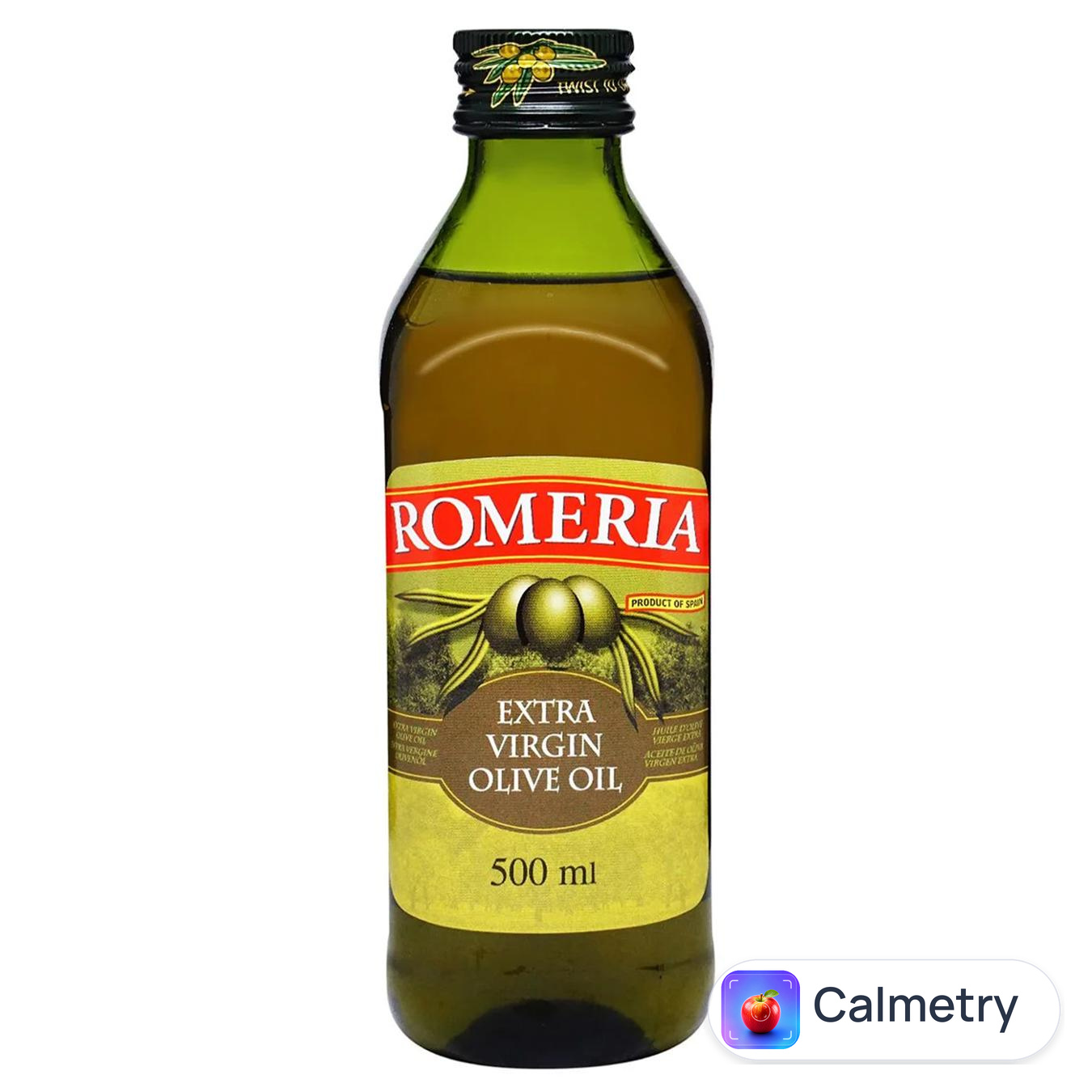 Олія оливкова Romeria Extra Virgin нерафінована 500мл — фото продукту