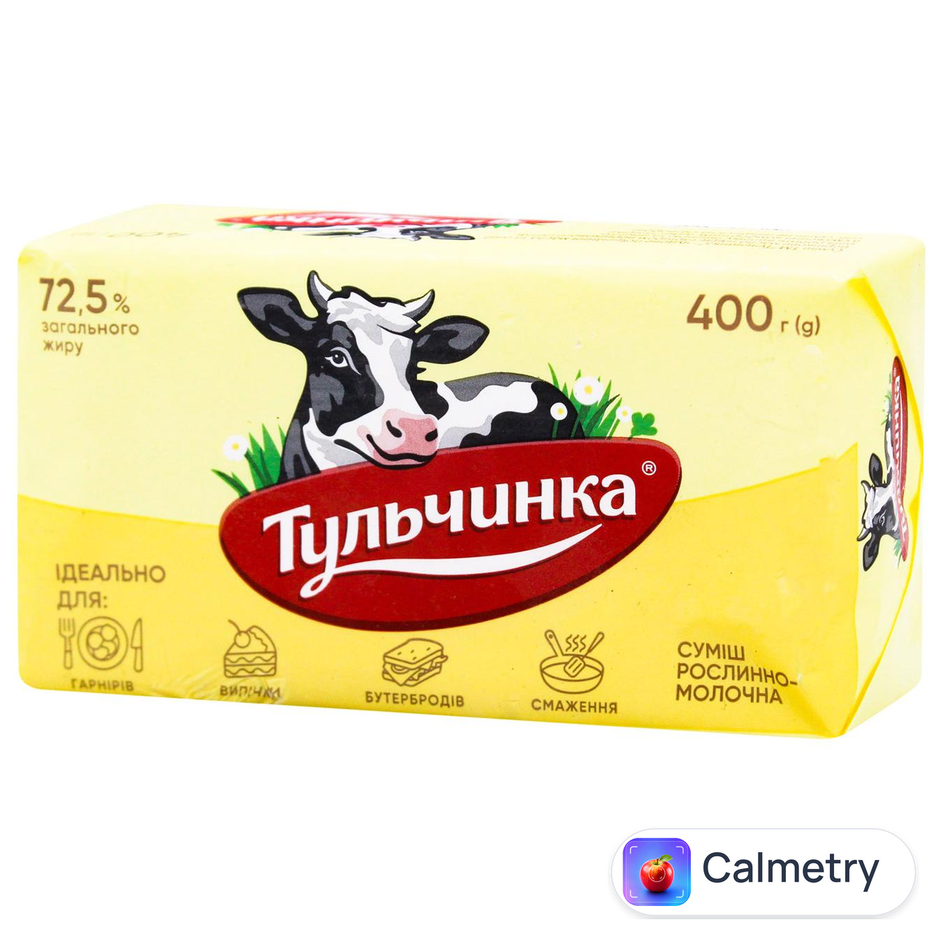 Суміш рослинно-молочна Тульчинка 72,5% 400г