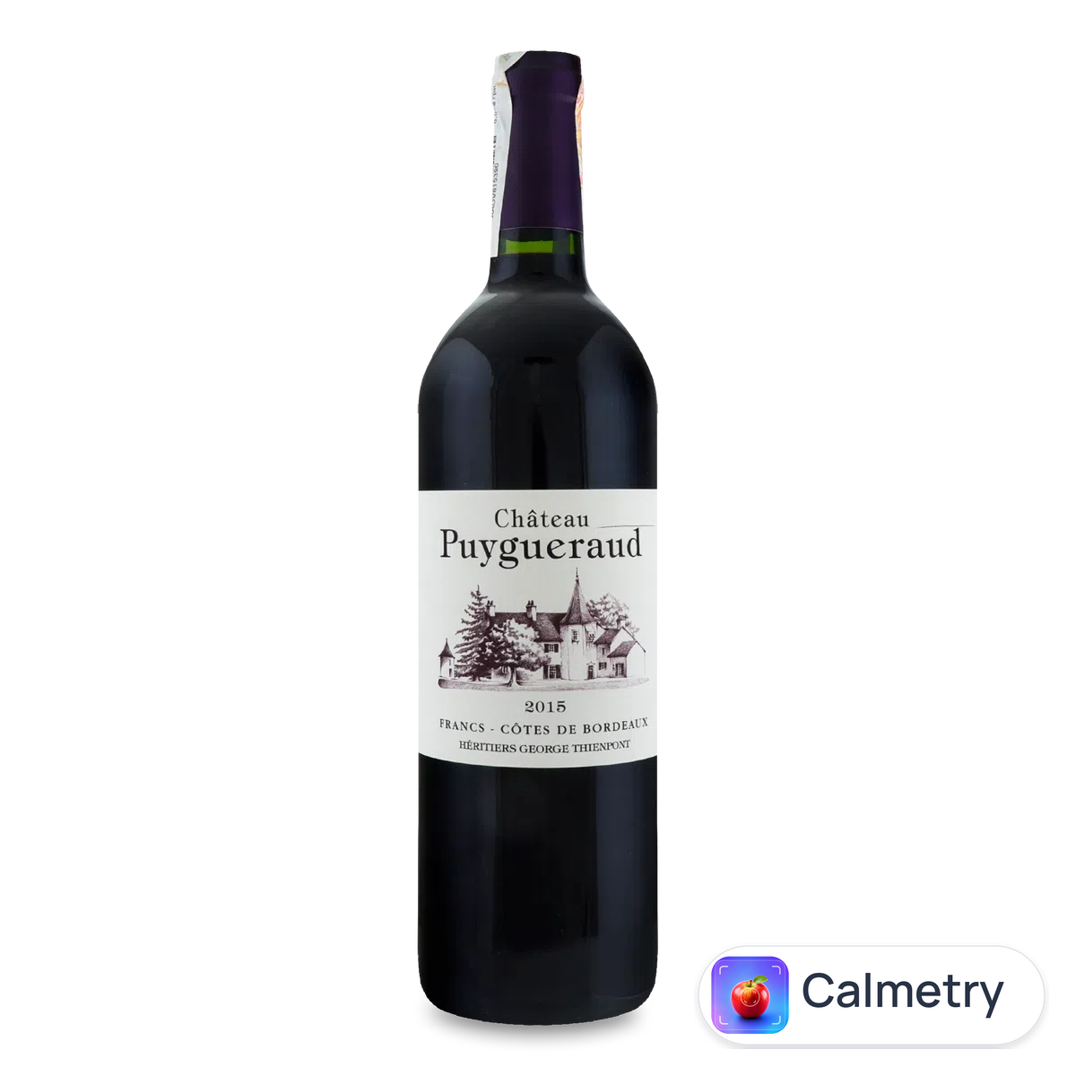 Вино Chateau Puygueraud Bordeaux Rouge 2015 0,75л