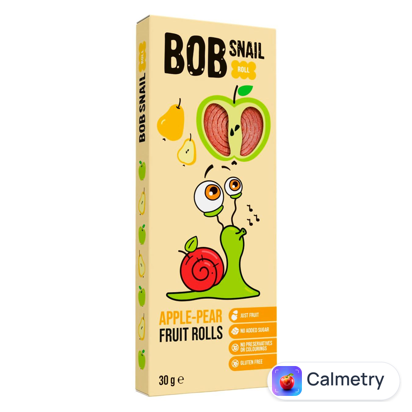 Цукерки Bob Snail Яблуко-груша натуральні 30г