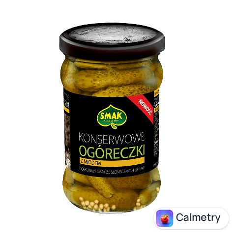 Огірки Smak консервовані з медом, 300г