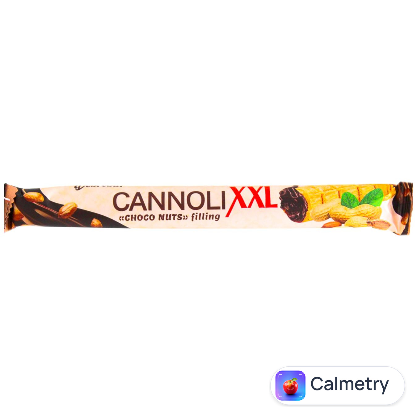 Трубочка вафельна Dobrobut XXL Cannoli Choco Nuts з начинкою 42г