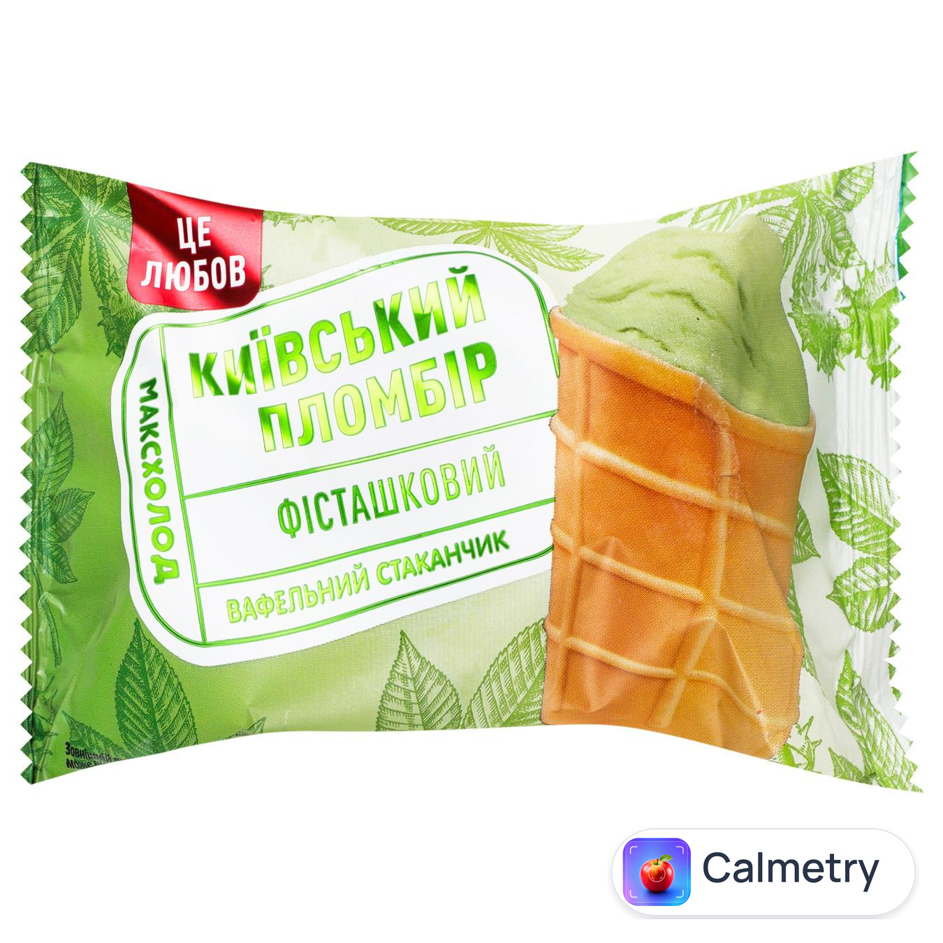 Морозиво Київський пломбір Фісташковий 80г