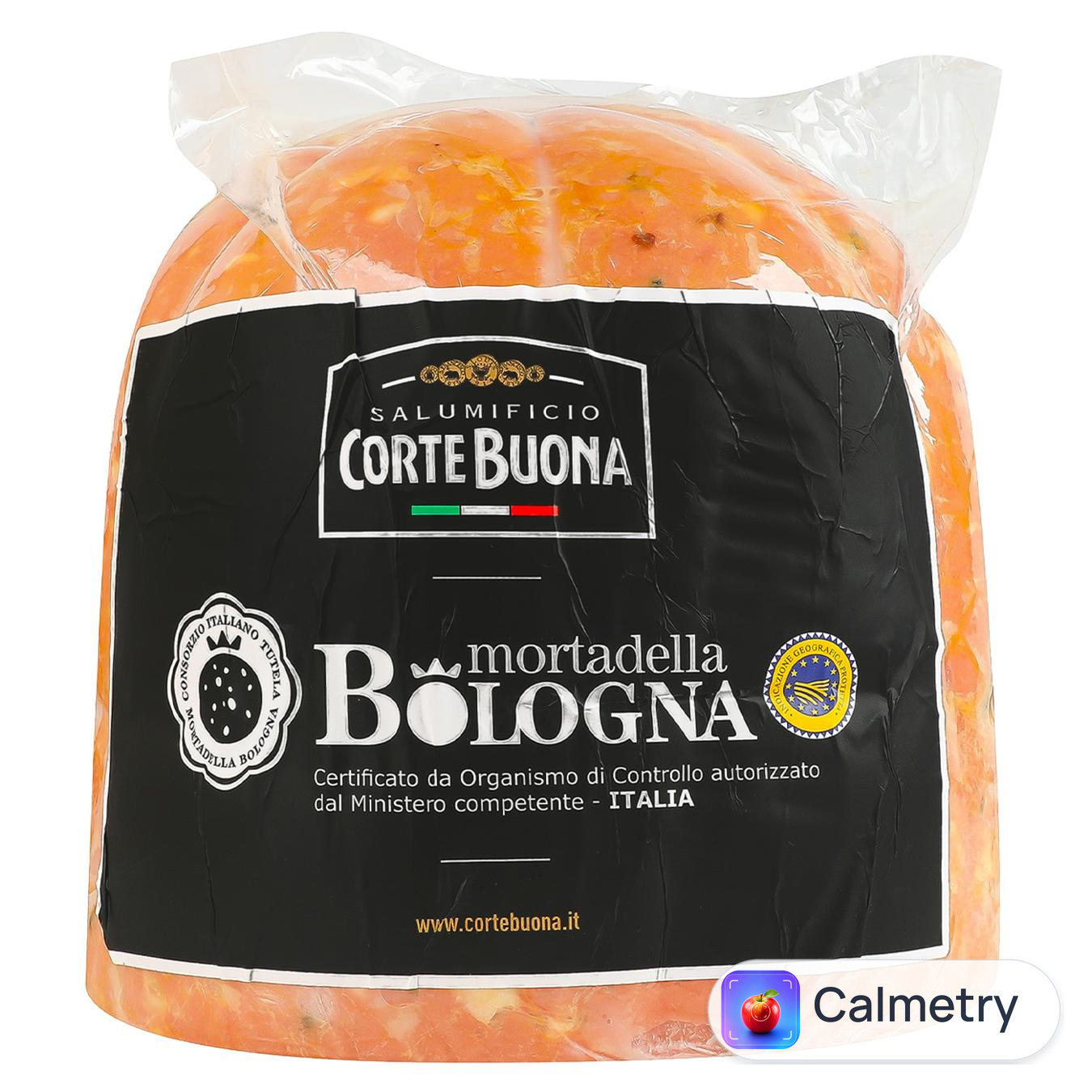 Ковбаса Corte Buona Мортаделла Болонська з фісташками — фото продукту
