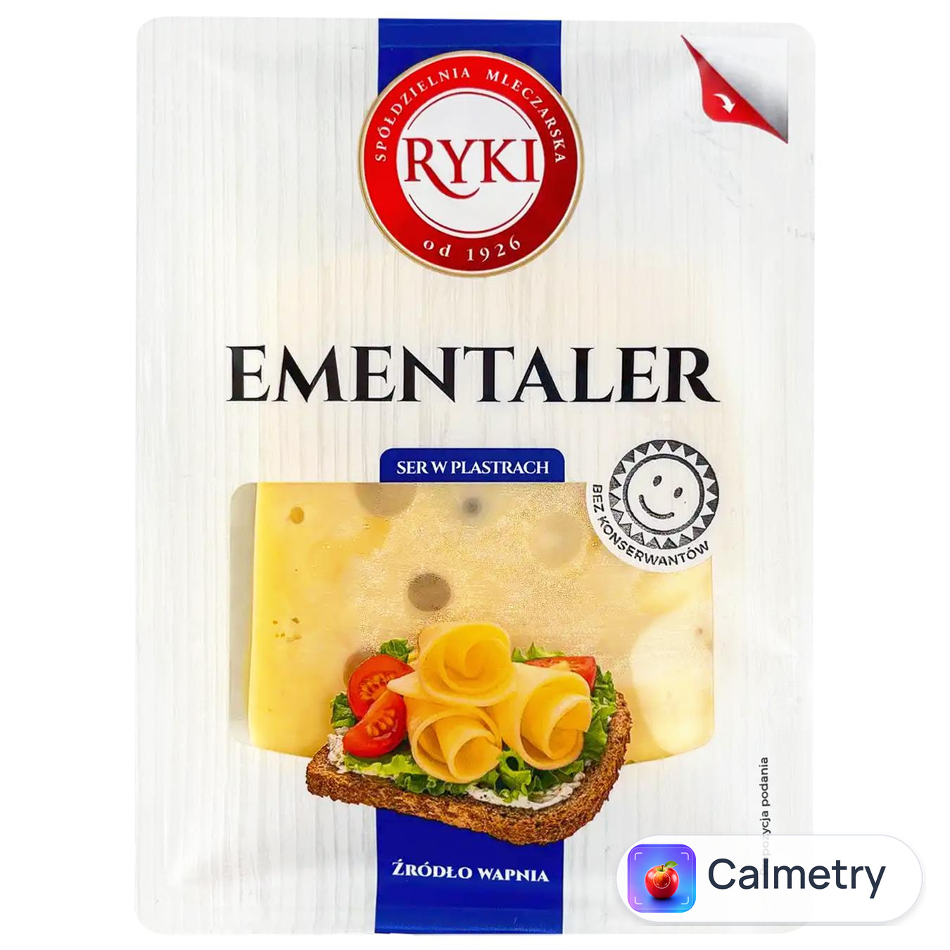Сир Ryki Ementaler нарізаний 135г