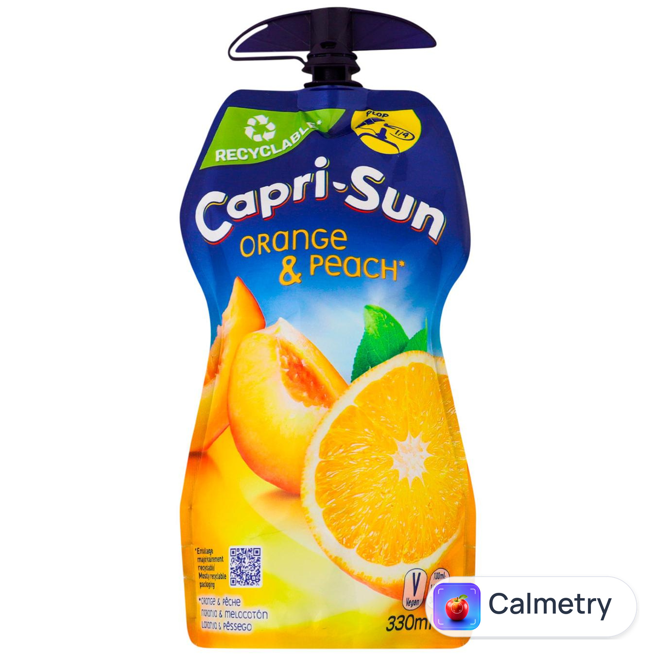 Напій соковмісний Capri-Sun апельсин-персик 0,33л — фото продукту