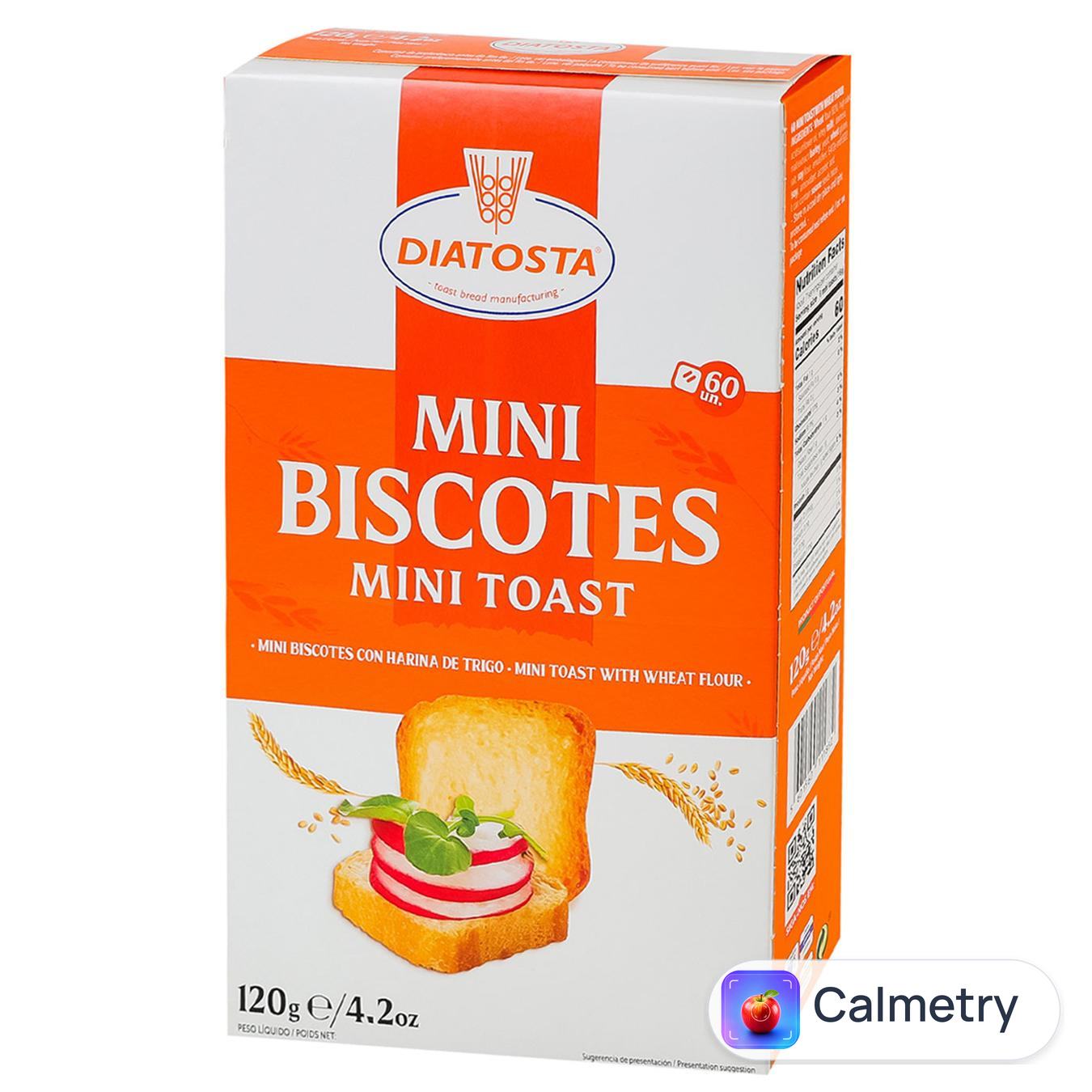 Тости пшеничні Diatosta Minigrill 120г