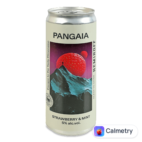 Напій слабоалкогольний Pangaia Strawberry&Mint слабогазовний з/б, 0,33л