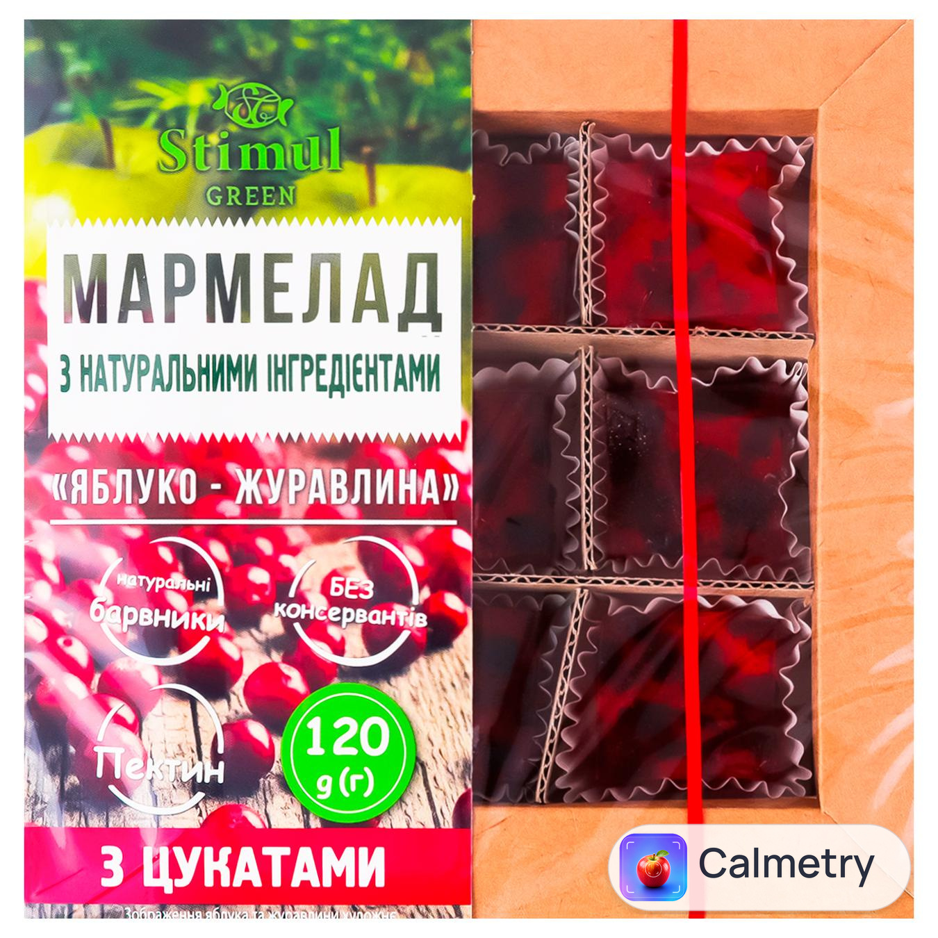 Мармелад Стимул Яблуко-журавлина натуральний 120г