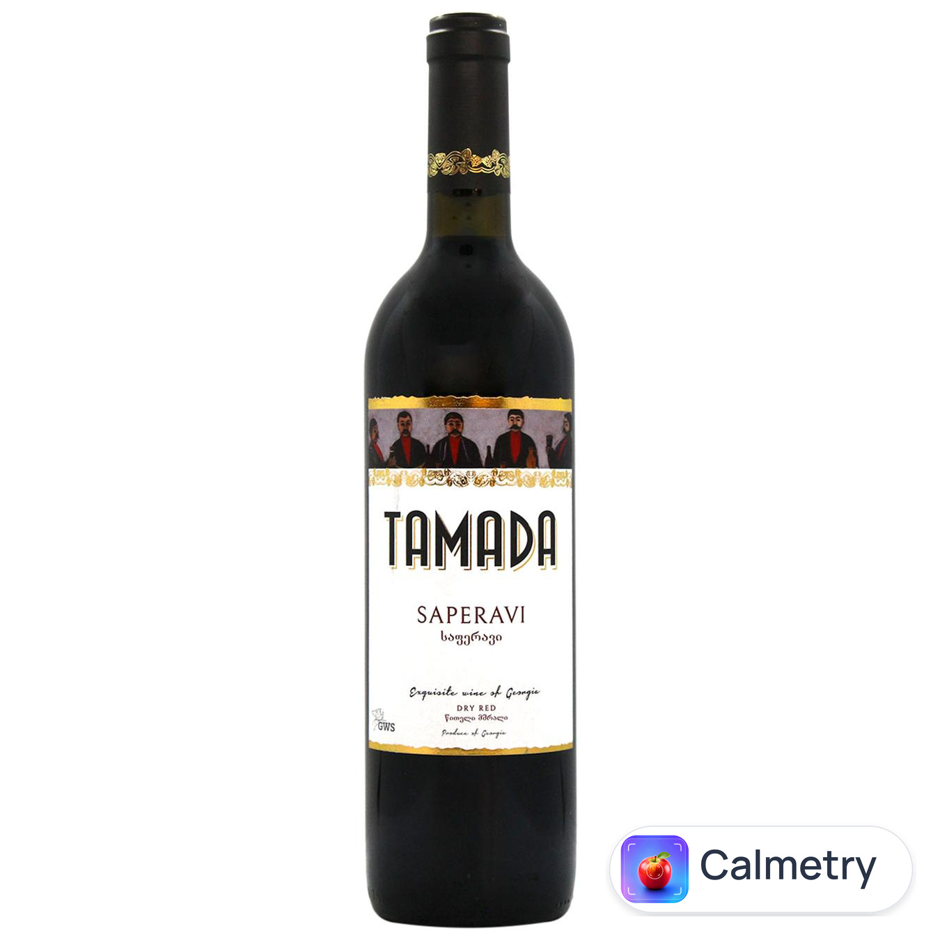 Вино Tamada Сапераві червоне сухе 13% 0,75л — фото продукту