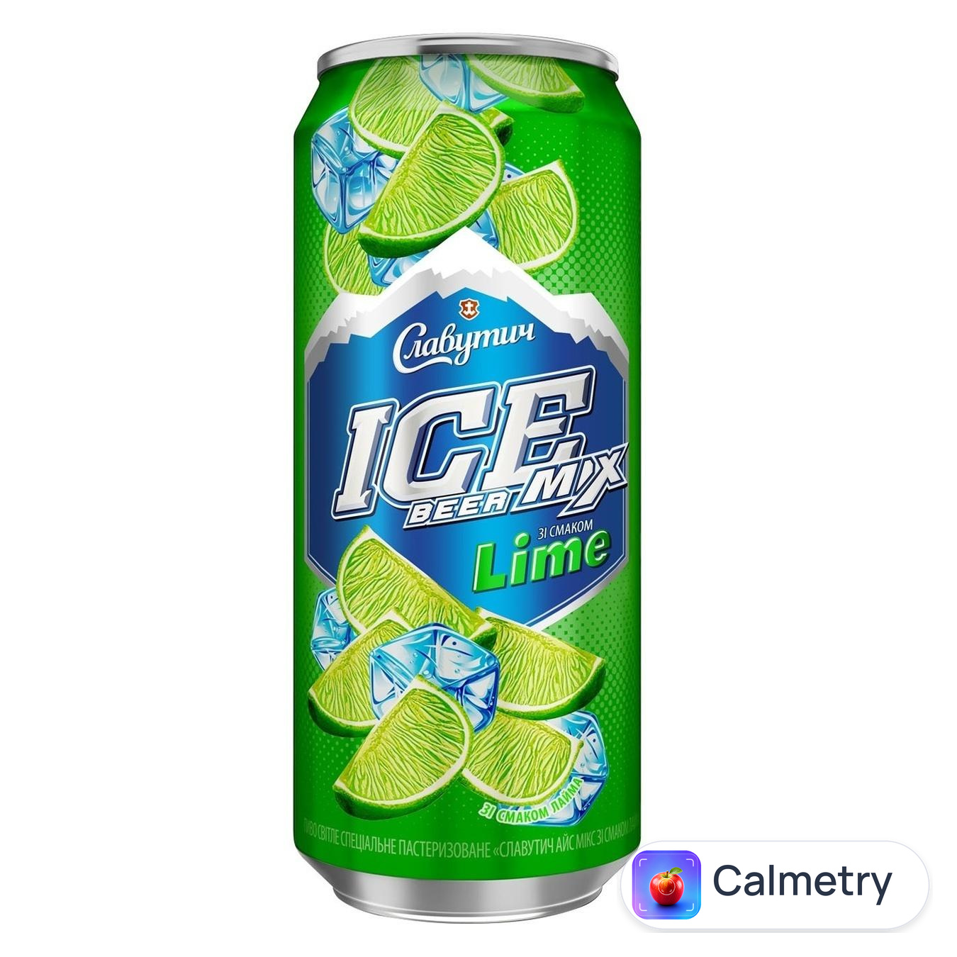 Пиво Славутич Ice Mix зі смаком лайма світле 3,5% 0,5л