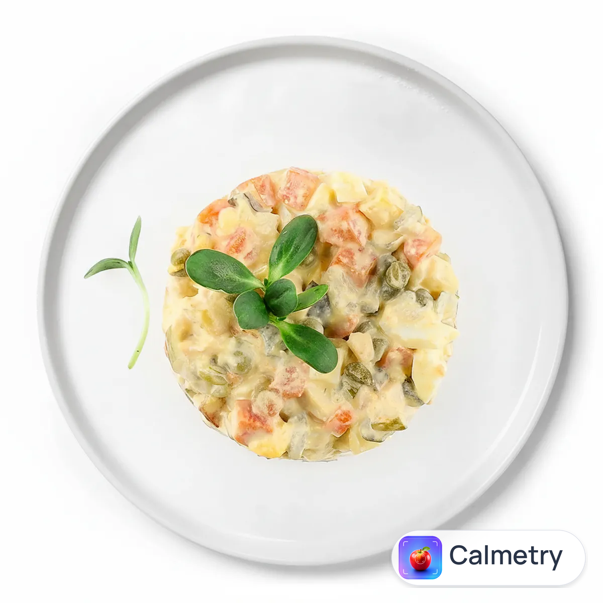 Салат Олів'є з куркою