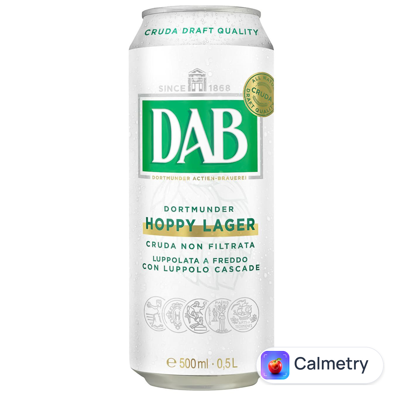 Пиво DAB Hoppy Lager світле нефільтроване 5% 0,5л