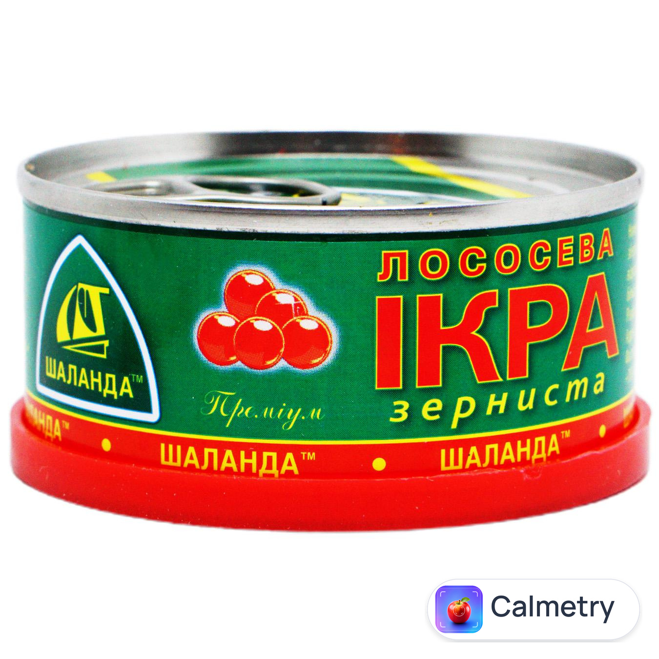 Ікра горбуші Шаланда Преміум зерниста 100г — фото продукту