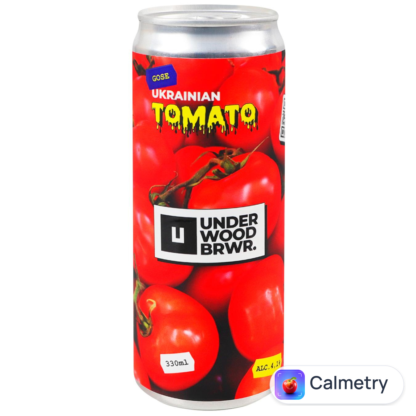 Пиво Underwood Ukrainian Tomato Gose світле нефільтроване 4,1% 0,33л — фото продукту