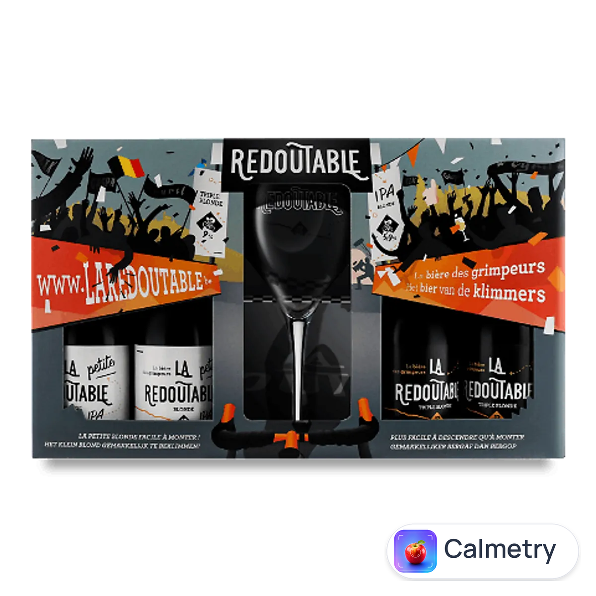 Пиво La Redoutable IPA 2 шт. + Triple 2 шт. світле нефільтроване + келих