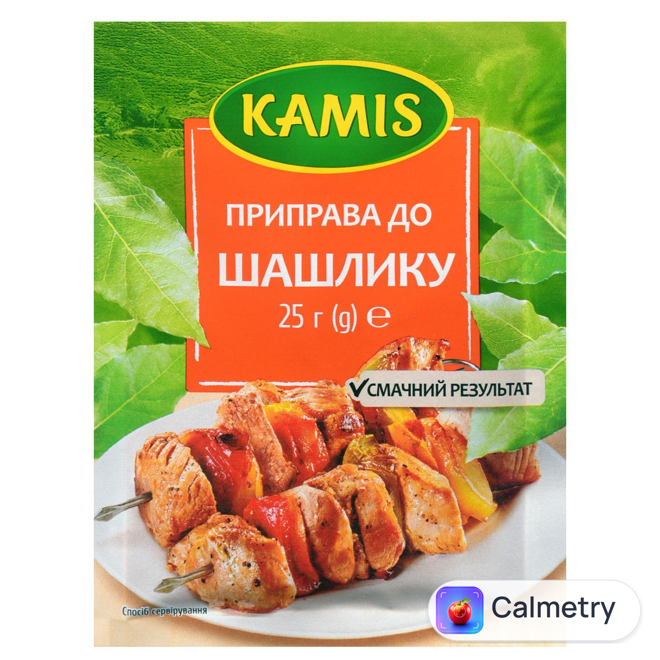 Приправа Каміс Шашлик до м’яса 25г