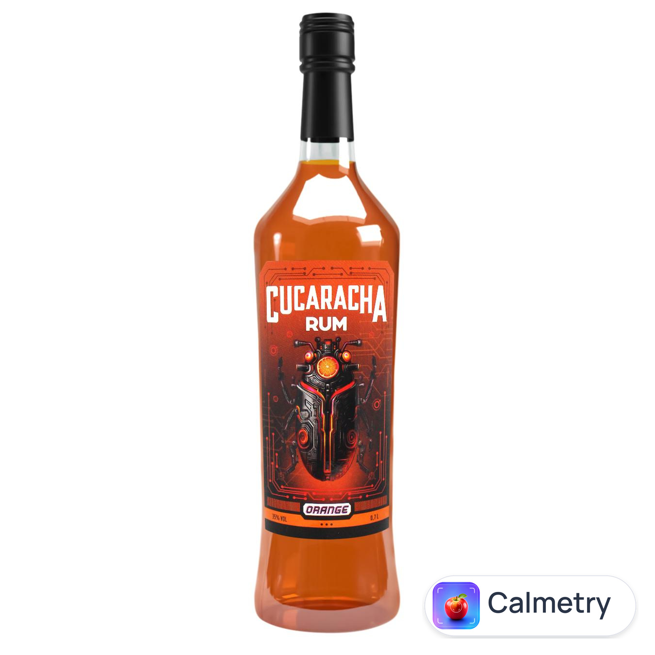 Ромовий напій Cucaracha Spicy Orange 35% 0,7л — фото продукту