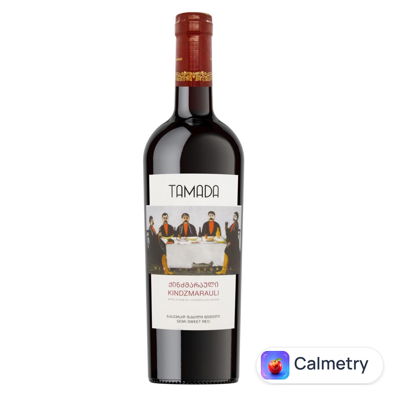 Вино Tamada Kindzmarauli червоне напівсолодке 10,5% 0,75л