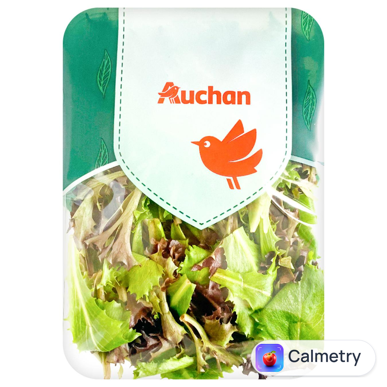 Салат Auchan Мікс міні айсберг 125г