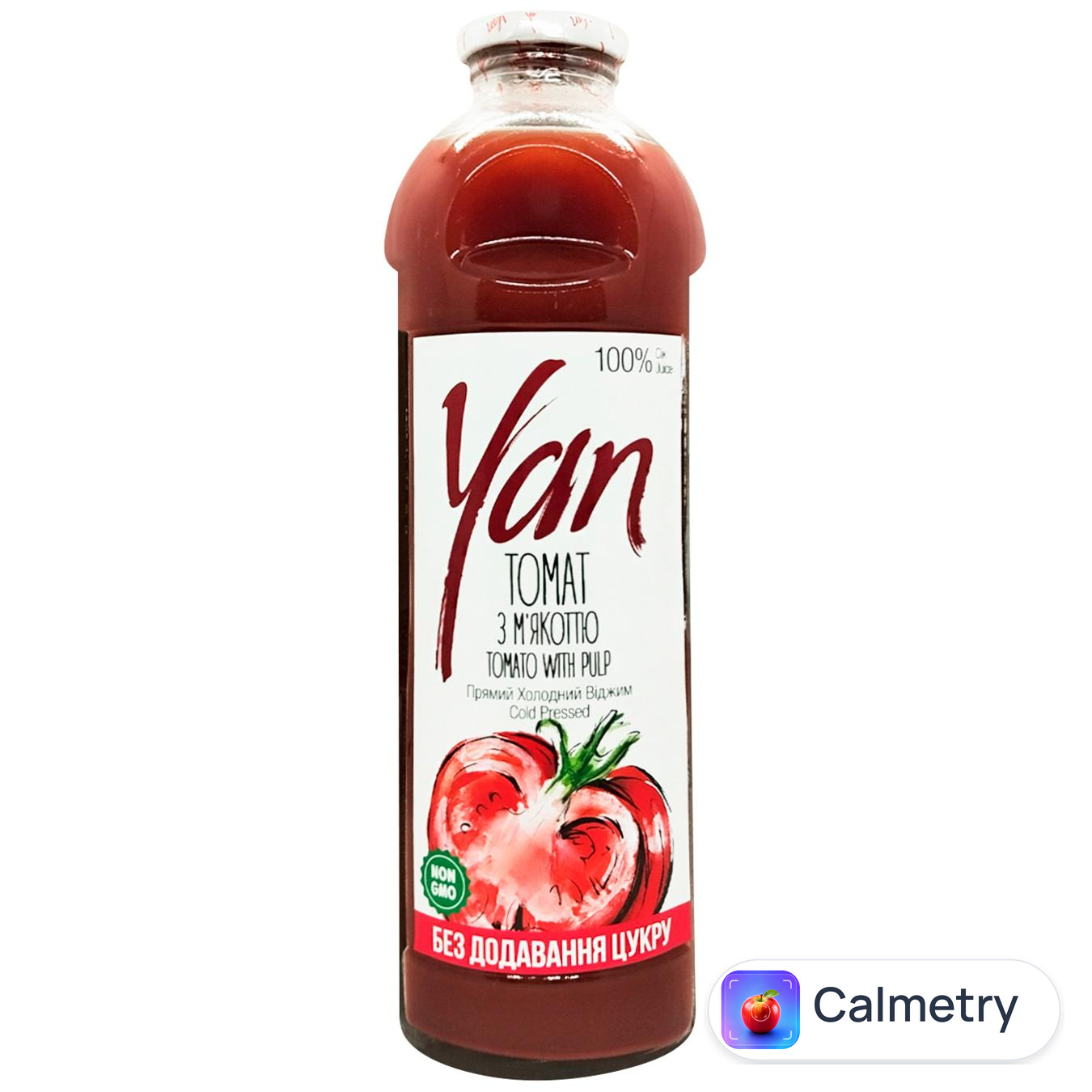 Сік Yan томатний без цукру 0,93л