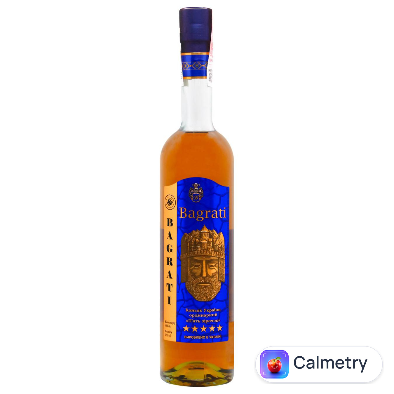 Коньяк Bagrati 5 років 40% 0,5л