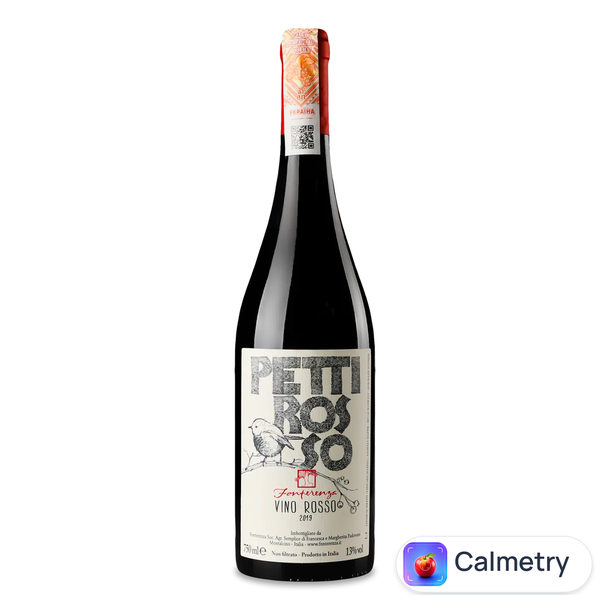 Вино Fonterenza Pettirosso Vino Rosso Sangiovese 0,75л