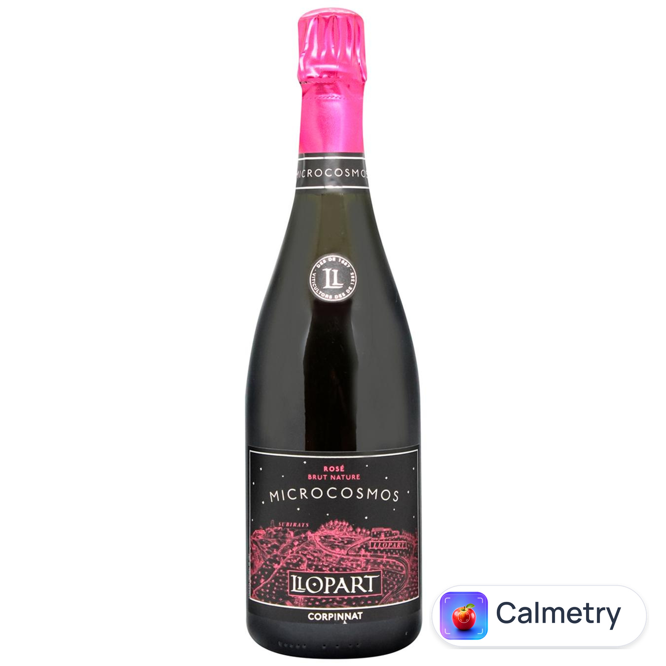 Вино ігристе Llopart Microcosmos Brut Nature рожеве брют 11,5% 0,75л