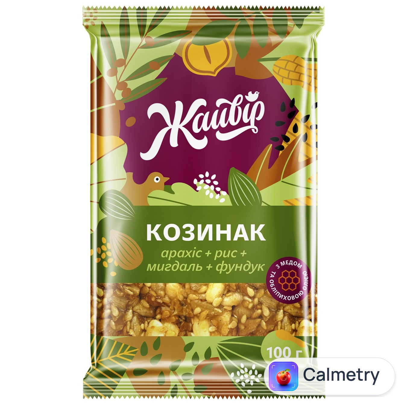 Козинак Жайвір Асорті з мигдалем 100г