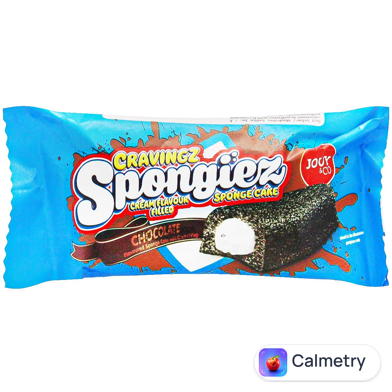 Бісквіт Cravings Spongiez з какао та з молочною начинкою 40г CravingZ