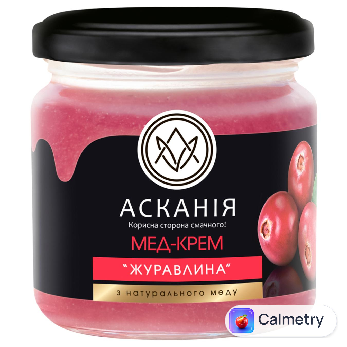 Мед-крем Асканія-Пак журавлина 250г — фото продукту
