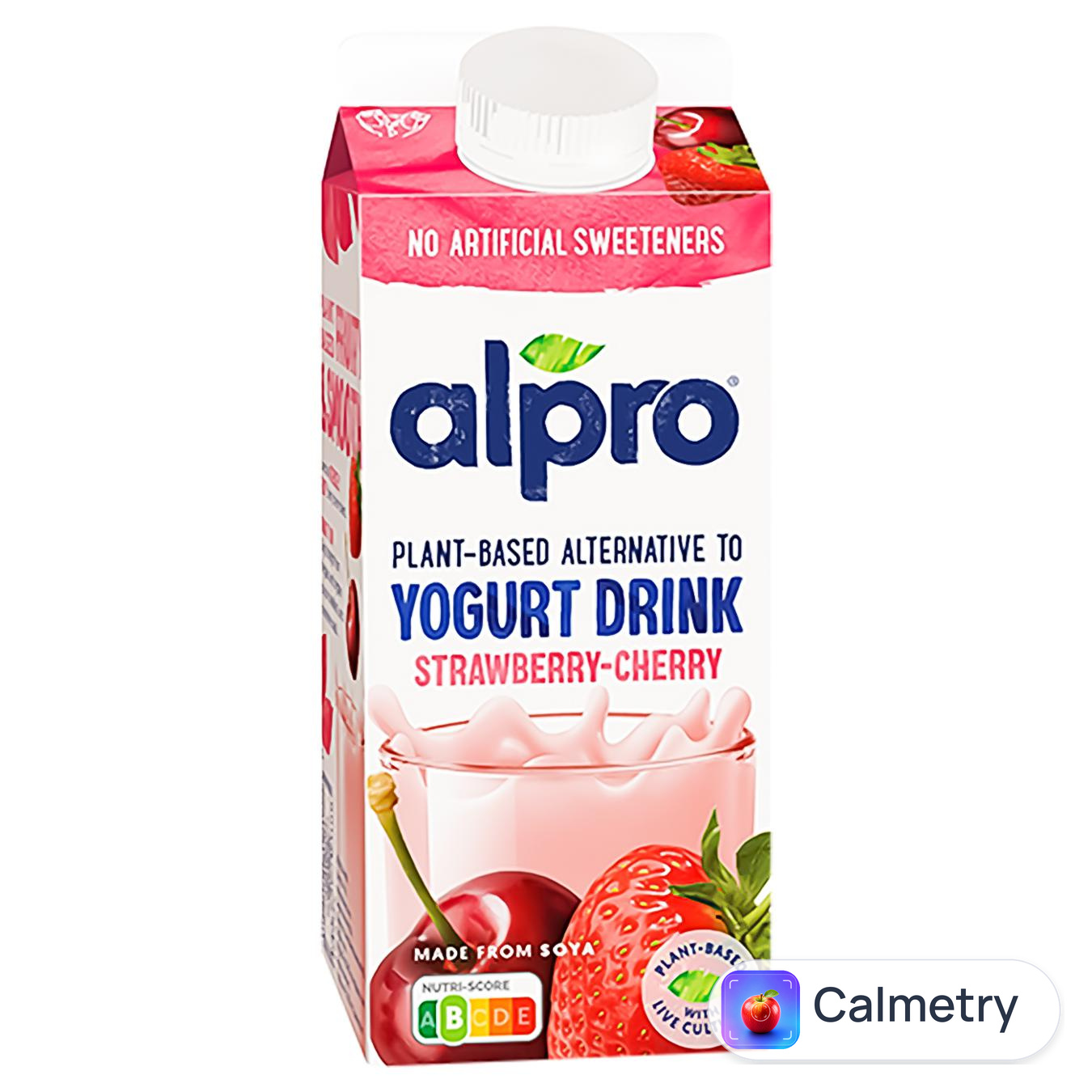 Напій соєвий Alpro полуниця-вишня 755г