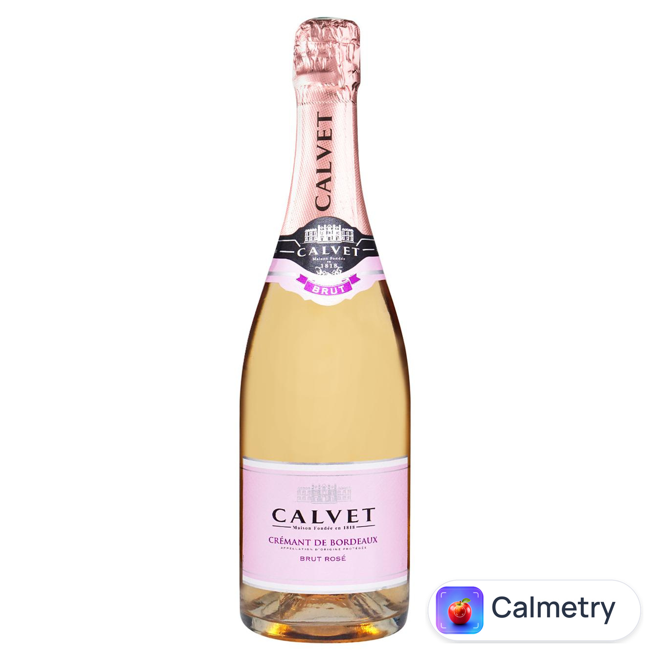 Вино ігристе Calvet Cremant de Bordeaux рожеве брют 10,5% 0,75л