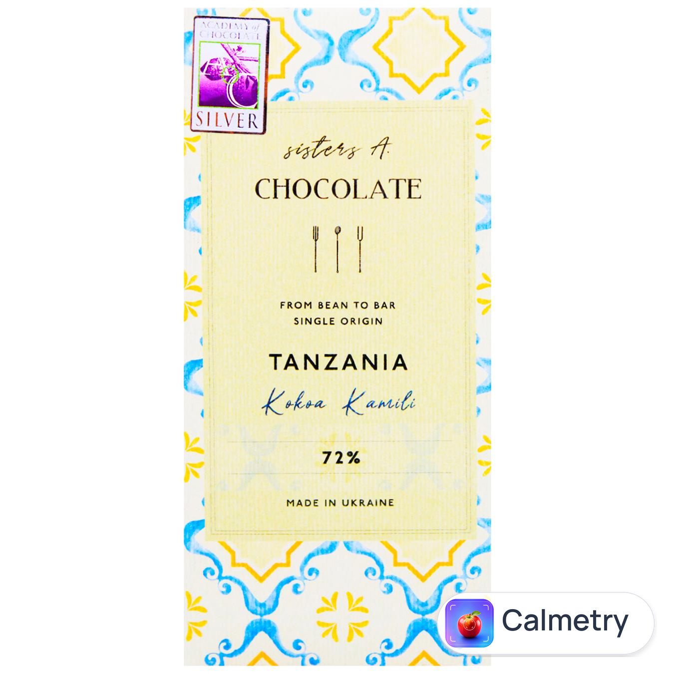 Шоколад чорний Sisters A. Chocolate Танзанія 72% 65г