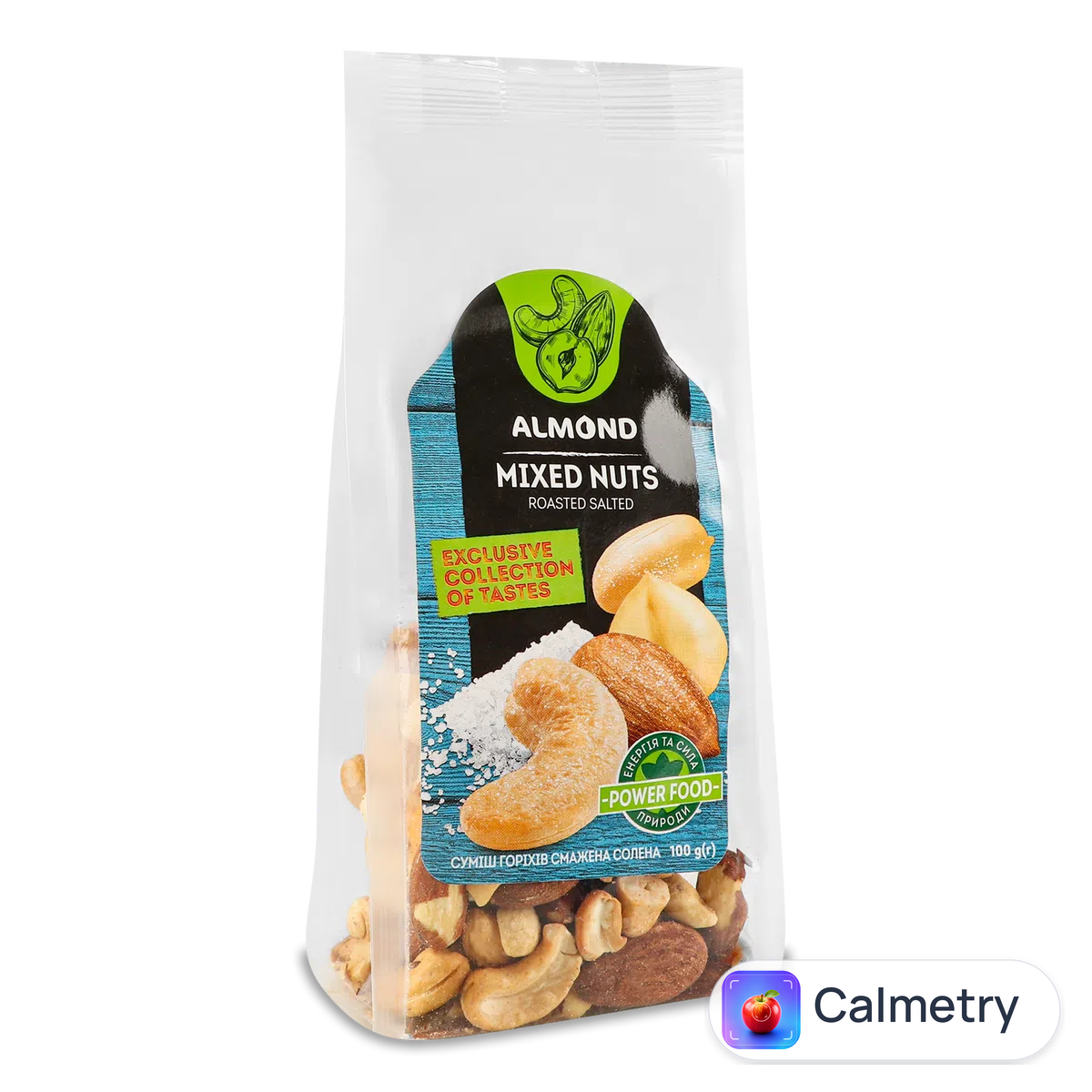 Суміш Almond горіхова смажена солона 100г