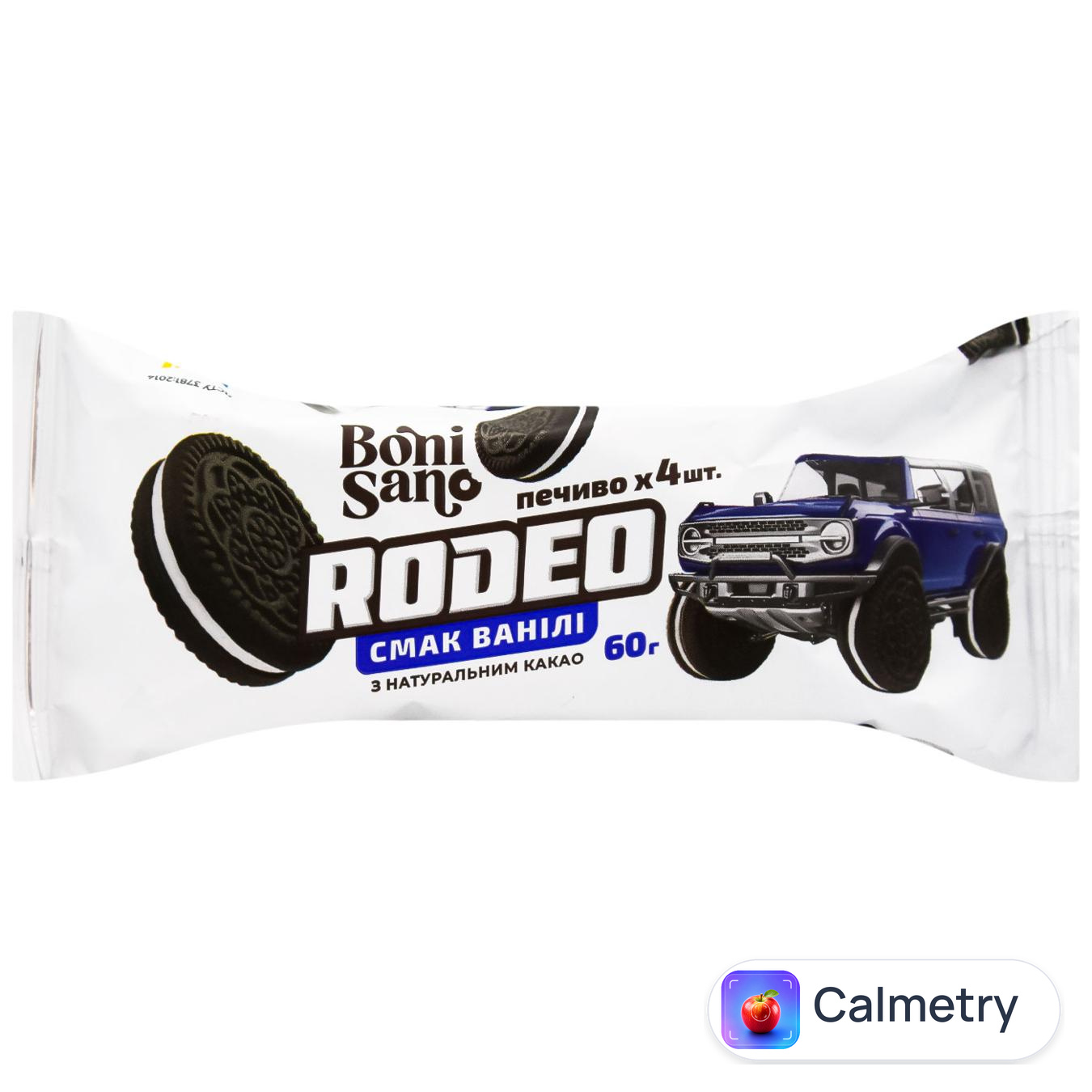 Печиво BoniSano Rodeo з ванільною начинкою 60г
