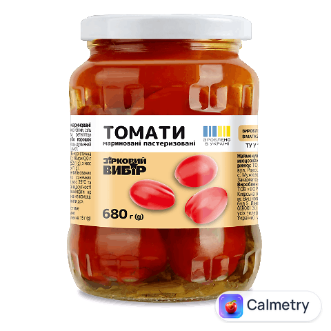 Томати Зірковий вибір мариновані, 680г