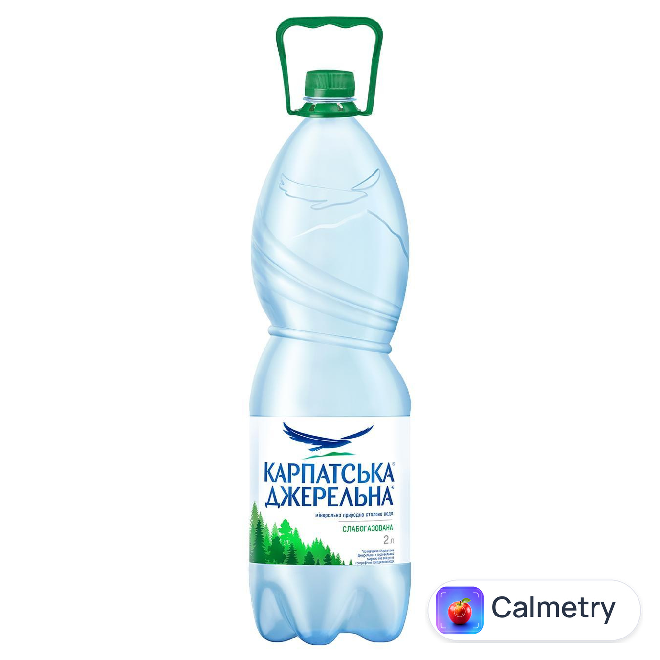 Вода мінеральна Карпатська Джерельна слабогазована 2л — фото продукту