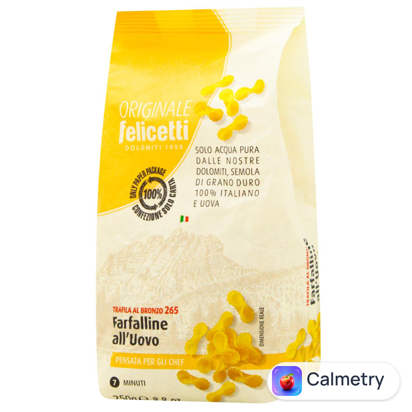 Макаронні вироби Felicetti фарфалліне з яйцем 250г