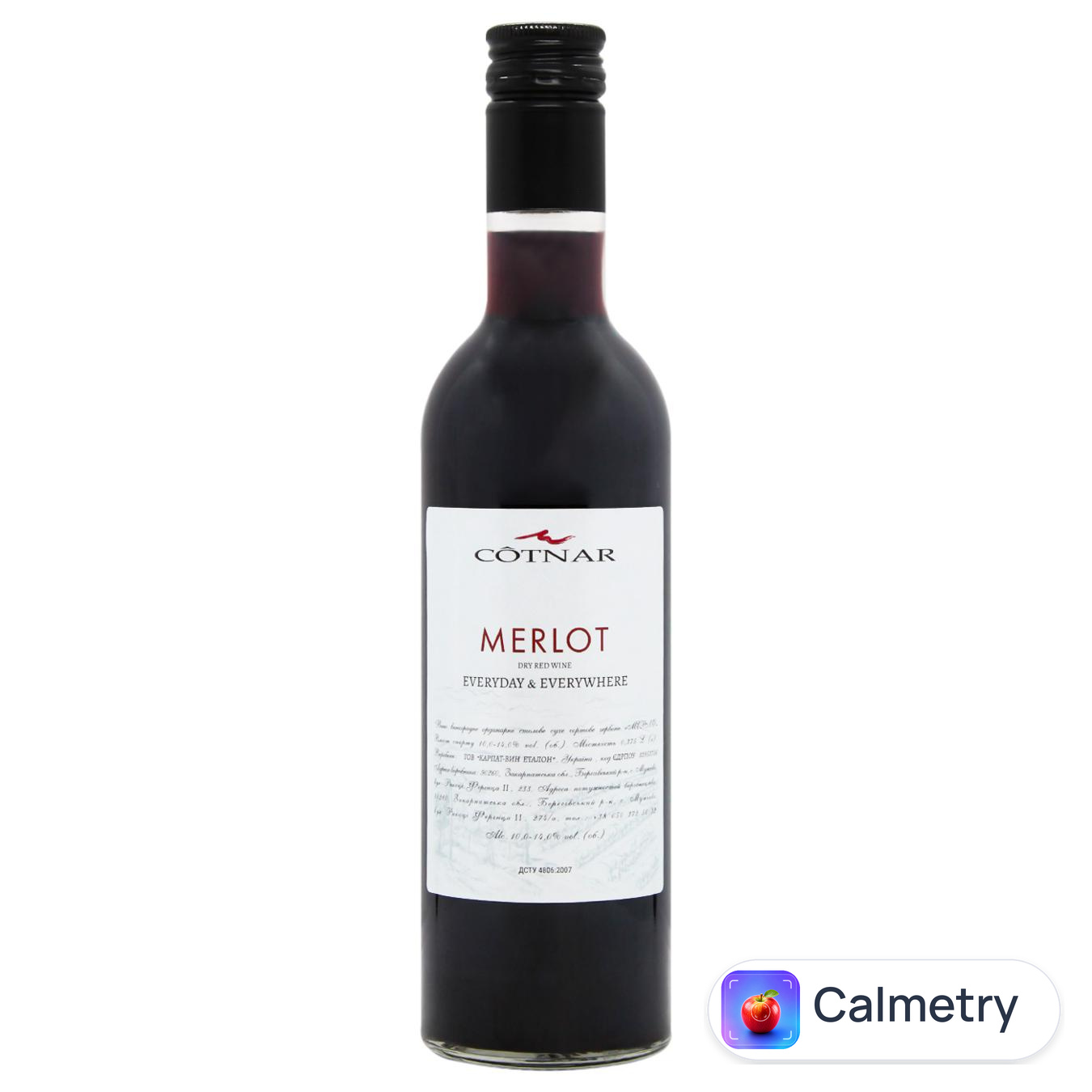 Вино Cotnar Merlot червоне сухе 10-14% 0,375л