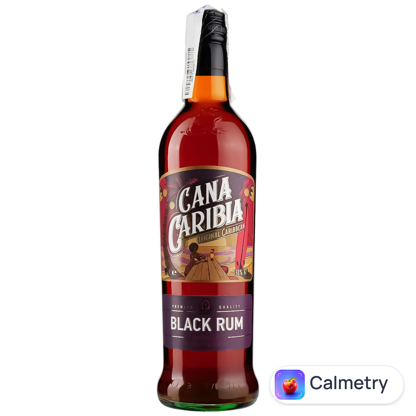 Ром Cana Caribia Black 38% 0,7л