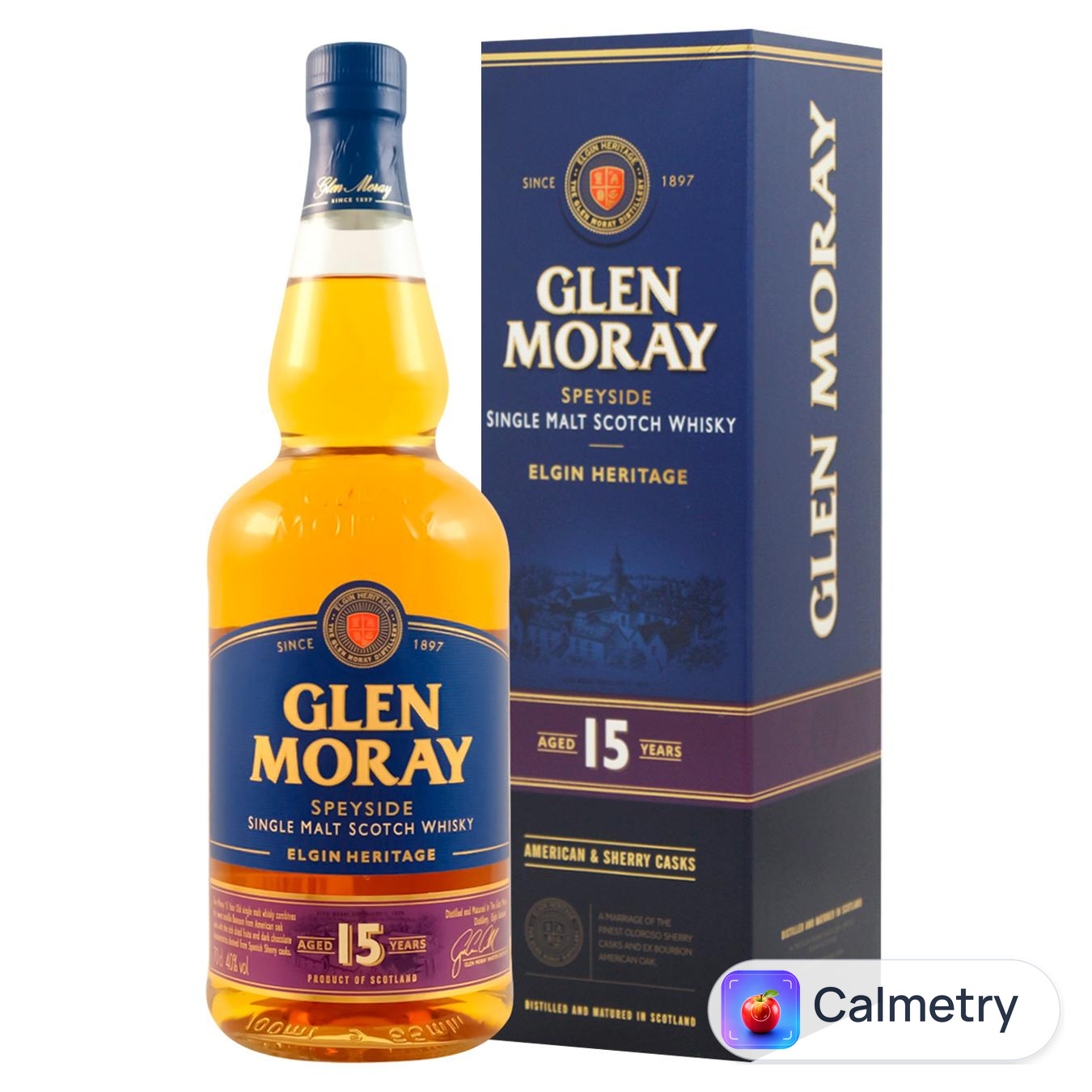 Віскі Glen Moray 15 років 40% 0,7л