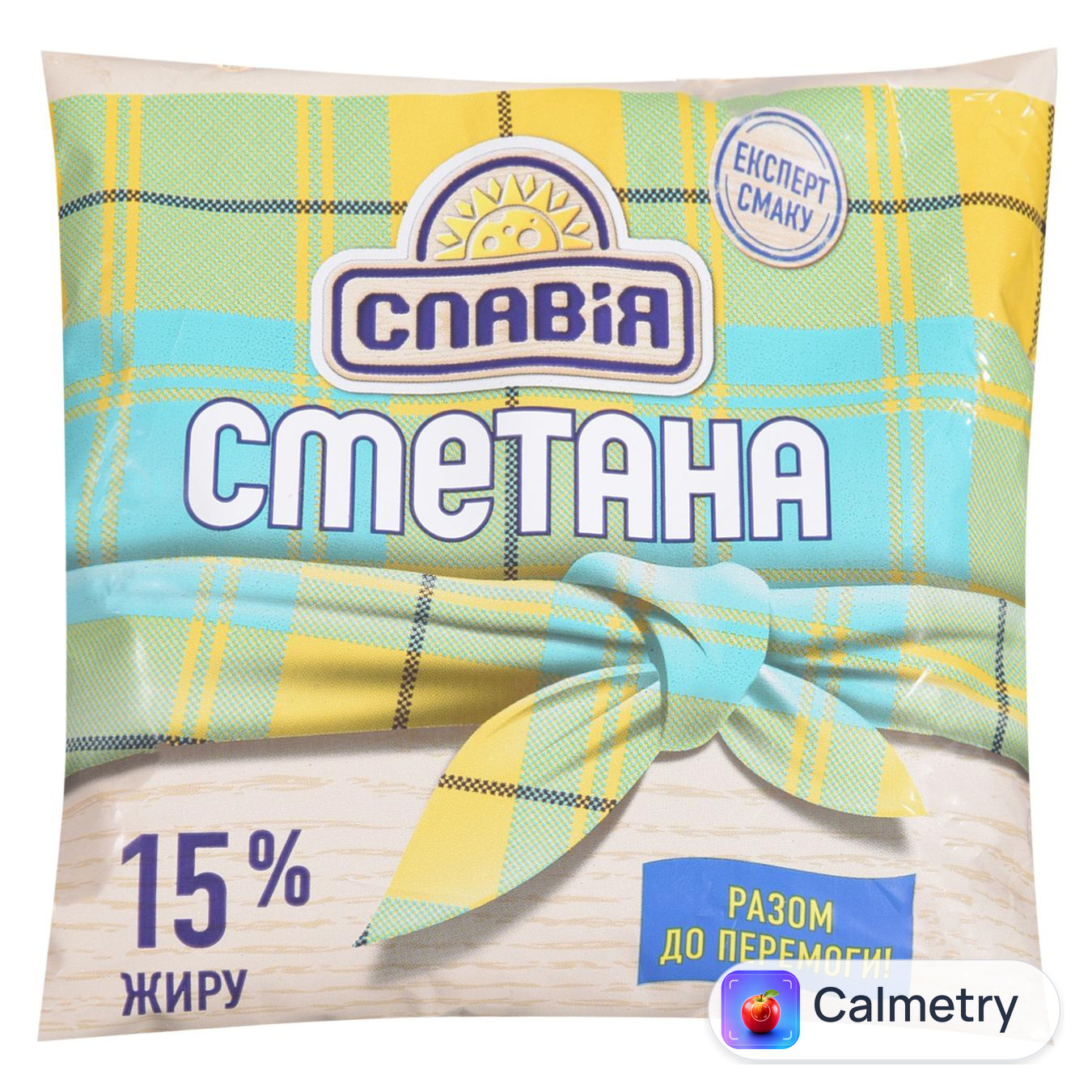 Сметана Славія 15% 350г
