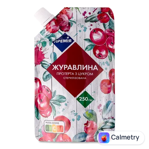 Журавлина «Премія»® протерта з цукром стерилізована 250г