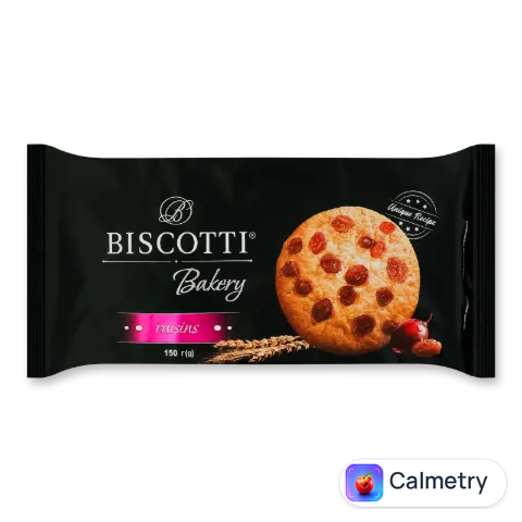 Печиво Biscotti «Бейкері» з родзинками